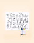 Travel Coloring Mat