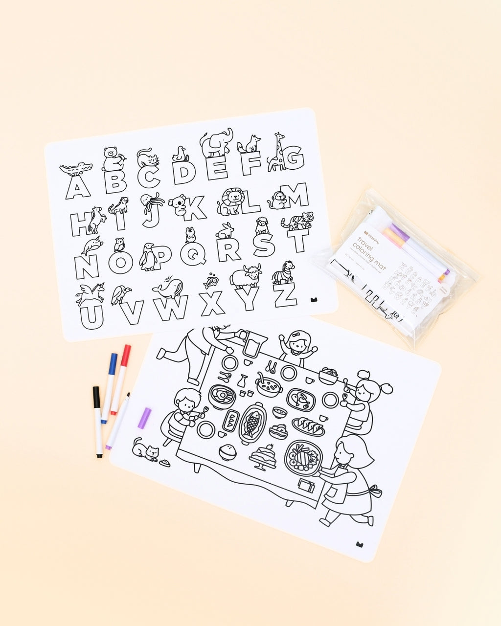 Travel Coloring Mat