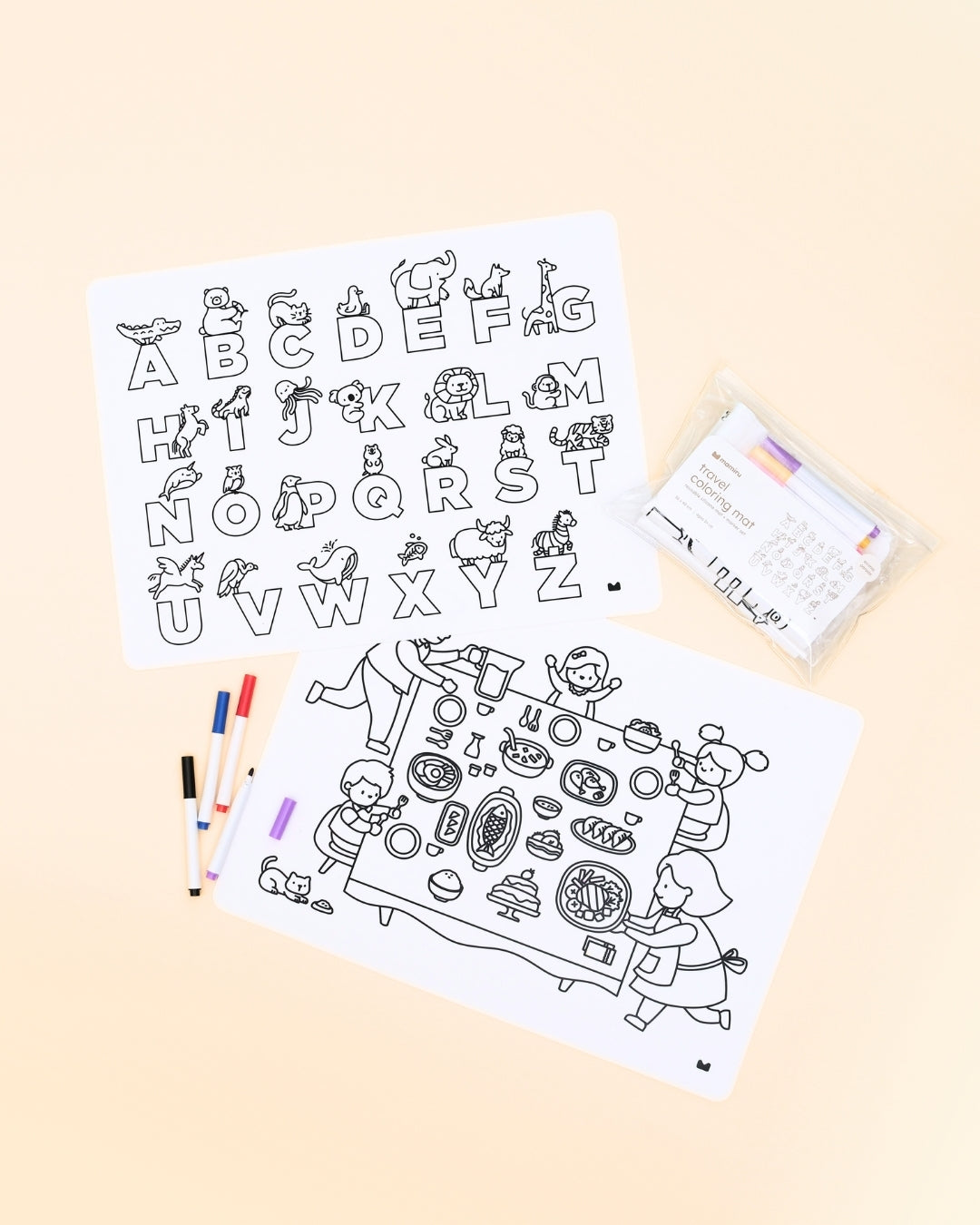 Travel Coloring Mat