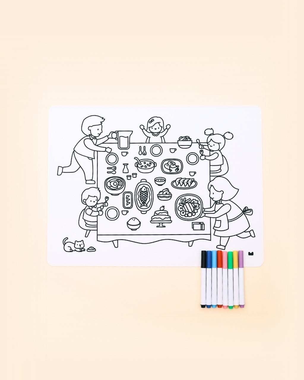 Travel Coloring Mat
