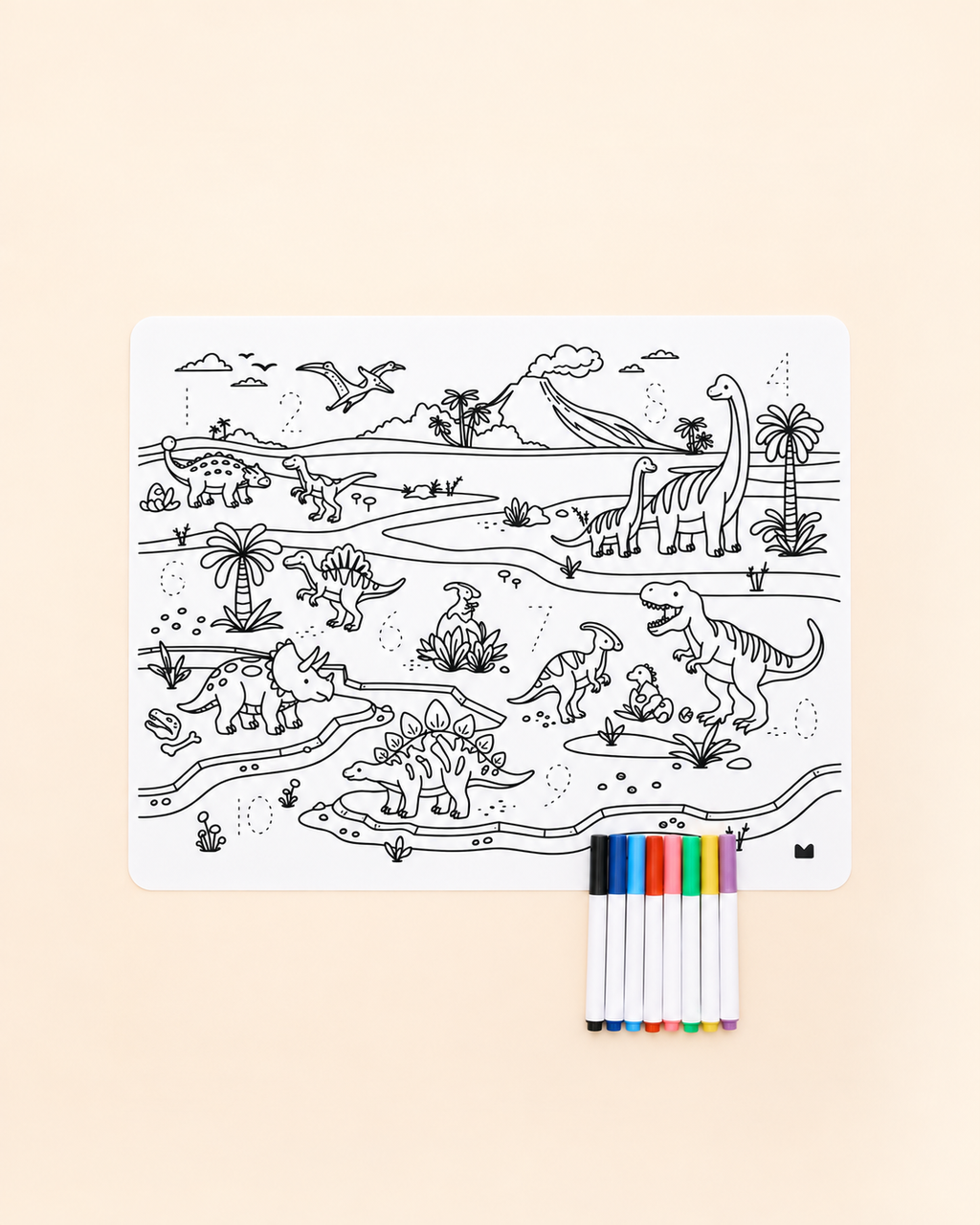 Travel Coloring Mat